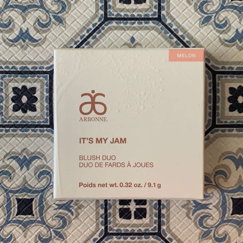 NWT** ARBONNE ITS MY JAM BLUSH DUO (MELON)